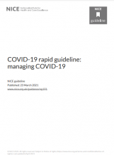 COVID-19 rapid guideline: managing COVID-19 [NG191] [Updated 8th April 2021]